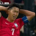 Son Heung-min misses two chances against Czechia