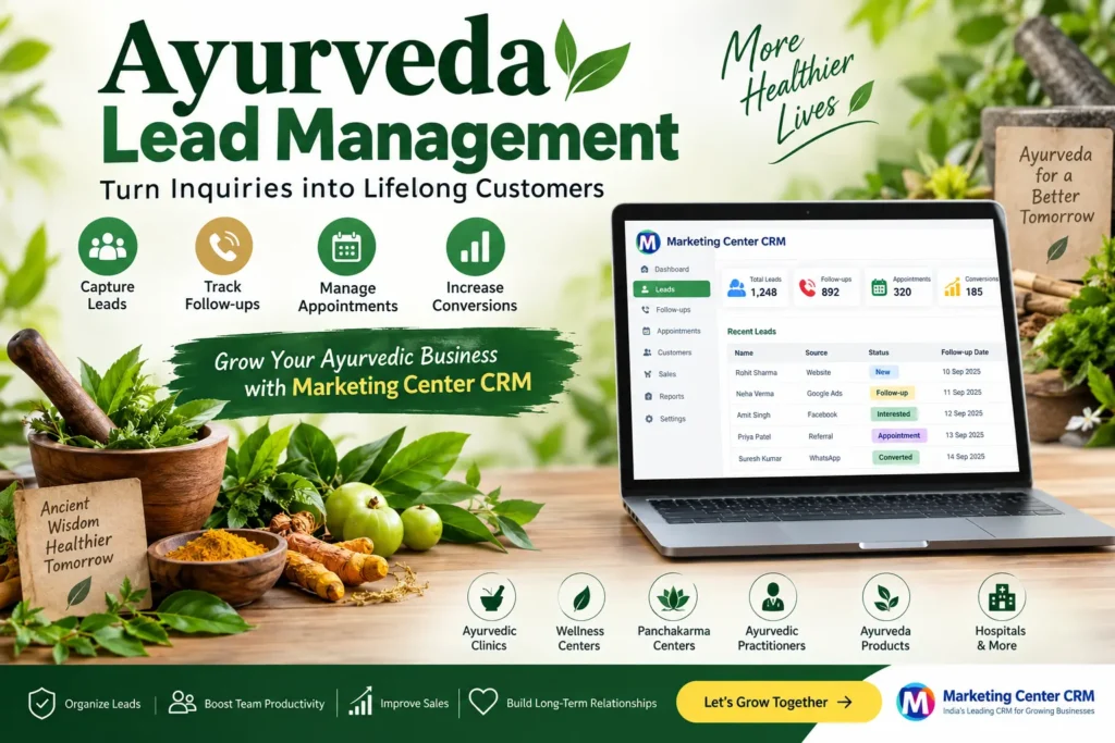 Ayurveda Lead Management
